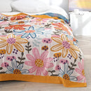 GobekUsa Ethnic Cotton Blanket & Throw - Breathable Gauze Summer Quilt - Boho Decor Bedspread