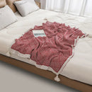 GobekUsa Ethnic Geometry Knitted Blanket - Cozy Home Decor & Sofa Cover