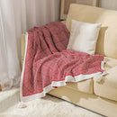 GobekUsa Ethnic Geometry Knitted Blanket - Cozy Home Decor & Sofa Cover