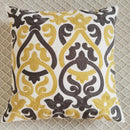 Ethnic gray and white swirl cushion cover living room decor by Decorbites