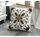 Ethnic style floral canvas pillow cover living room decor by Decorbites