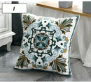 Ethnic style floral canvas pillow cover living room decor by Decorbites