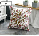 Ethnic style floral canvas pillow cover living room decor by Decorbites