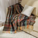 GobekUsa Ethnic Wave Woven Tassel Blanket: Multi-functional for Bed, Sofa, Table, Office Nap
