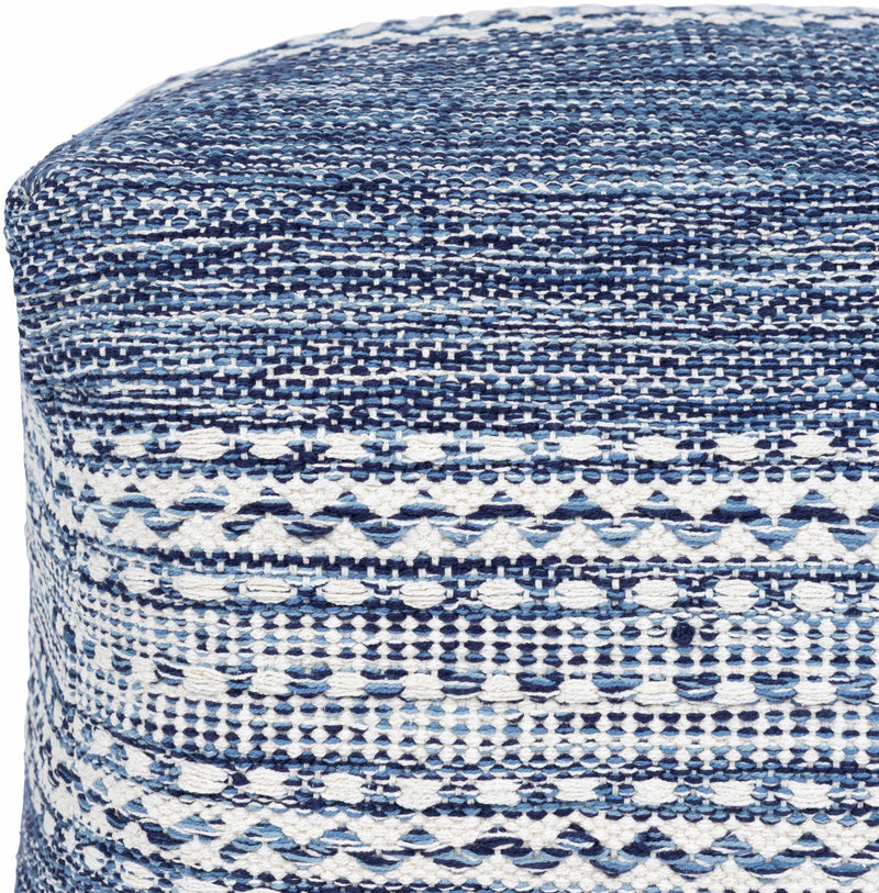 Seebenstein Navy Pouf