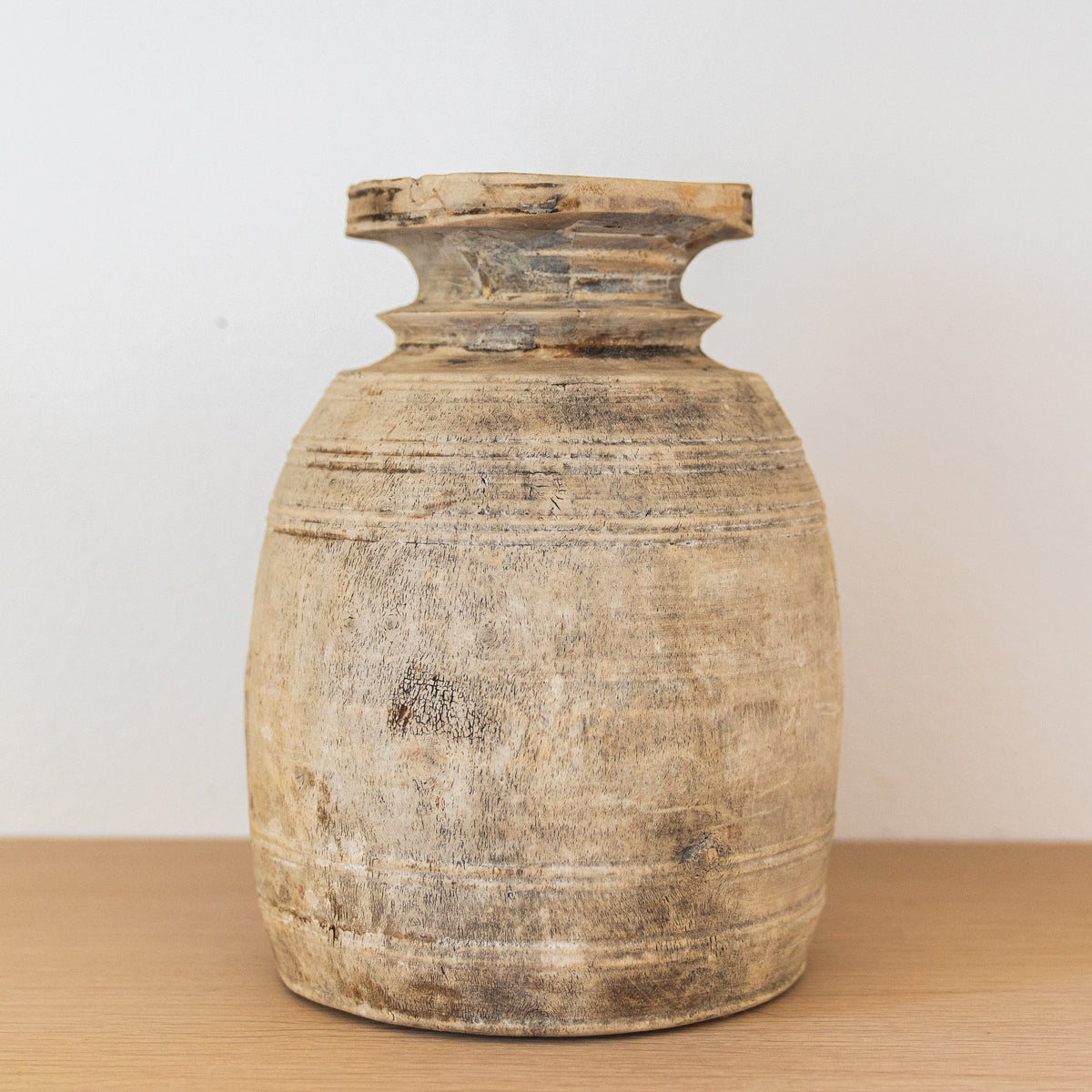 Antique Wooden Vase, photo 6 of 7