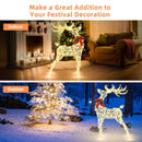 Lighted Standing Reindeer with Stakes for Christmas Decoration by LJGDeals