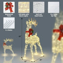 Lighted Standing Reindeer with Stakes for Christmas Decoration by LJGDeals
