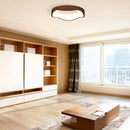 24W Modern LED Mount Ceiling Light with Wood Pattern and Metal Frame by LJGDeals