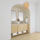James Martin Marigot 72" Double Bathroom Vanity, Sunwashed Oak