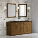 James Martin Bellshire 72" Double Bathroom Vanity, Honey Oak