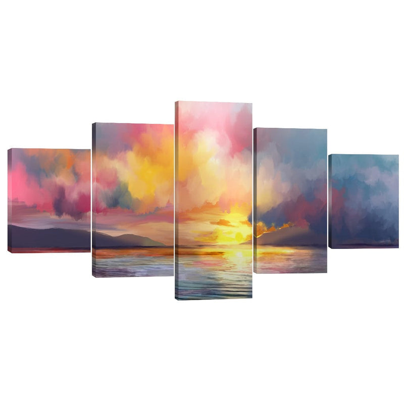 Euphoric Horizon Canvas - 5 Panel