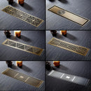 GobekUsa Euro Antique Brass Art Carved Floor Drain Cover Shower Waste Drainer
