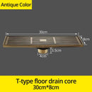 GobekUsa Euro Antique Brass Art Carved Floor Drain Cover Shower Waste Drainer