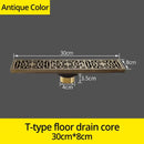 GobekUsa Euro Antique Brass Art Carved Floor Drain Cover Shower Waste Drainer