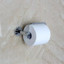Euro silver chrome & orange paper holder bathroom accessory by Decorbites