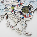 Europe Photo Map Pastel