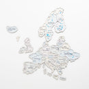 Europe Photo Map Pastel
