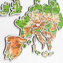 Europe Photo Map Physical