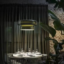 European Annular Glass Pendant Light