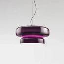 European Annular Glass Pendant Light