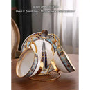 GobekUsa Bone China Tea Set: Elegant European Ceramic Coffee Porcelain Teaware