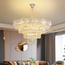 GobekUsa Light Crystal Chandelier: European Style for Living, Dining & Study Rooms
