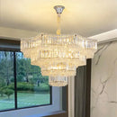 GobekUsa Light Crystal Chandelier: European Style for Living, Dining & Study Rooms