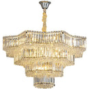 GobekUsa Light Crystal Chandelier: European Style for Living, Dining & Study Rooms
