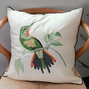 European embroidered butterfly and dragonfly sofa cushion cover living room by Decorbites