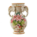 GobekUsa Elephant Vase: European Style Ceramic Home Decor for Living Room, Table, and Porch