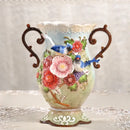 GobekUsa Elephant Vase: European Style Ceramic Home Decor for Living Room, Table, and Porch