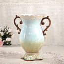 GobekUsa Elephant Vase: European Style Ceramic Home Decor for Living Room, Table, and Porch