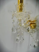 GobekUsa Crystal Wall Lamp: European Style K9 Crystal, Luxury for Bedroom, Aisle, Ktv