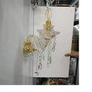 GobekUsa Crystal Wall Lamp: European Style K9 Crystal, Luxury for Bedroom, Aisle, Ktv