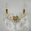 GobekUsa Crystal Wall Lamp: European Style K9 Crystal, Luxury for Bedroom, Aisle, Ktv