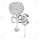 European gold crystal wall light bedroom sconce by Decorbites