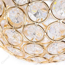 European gold crystal wall light bedroom sconce by Decorbites