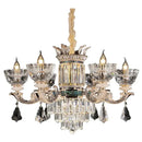 GobekUsa Duplex European Crystal Chandelier for Staircase with Hollow Design