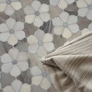 European Grey Multi Finish Theodora Marble Mosaics 12 1/8x14