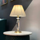 GobekUsa Crystal Floor Lamp - European Retro Style for Living Room, Bedroom, or Home Decoration