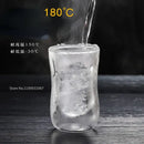 European style clear double glass insulated tea cup set kitchenware by Decorbites