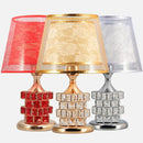 GobekUsa Crystal Table Lamp: Elegant European Style Home Decor and Wedding Gift