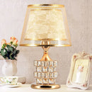 GobekUsa Crystal Table Lamp: Elegant European Style Home Decor and Wedding Gift