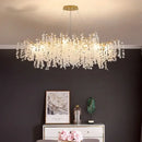 GobekUsa Gold Tree Branch Chandelier: Elegant European Style Pendant Light for Home Decor