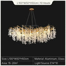 GobekUsa Gold Tree Branch Chandelier: Elegant European Style Pendant Light for Home Decor