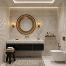 European Sugar Polished 1x1 Marble Mosaics 12x12