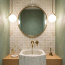 European Sugar Polished 1x1 Marble Mosaics 12x12