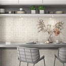 European Sugar Polished Basket Weave Marble Mosaics 12x12