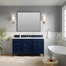 James Martin Brittany 60" Single Bathroom Vanity, Victory Blue